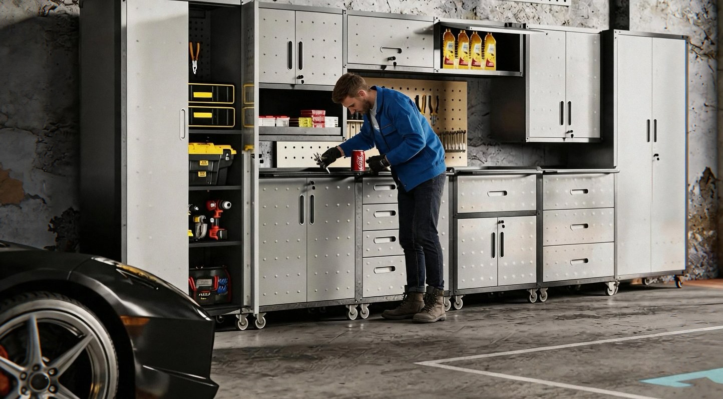FLIXELIO 5PCS Garage Storage Cabinets Review