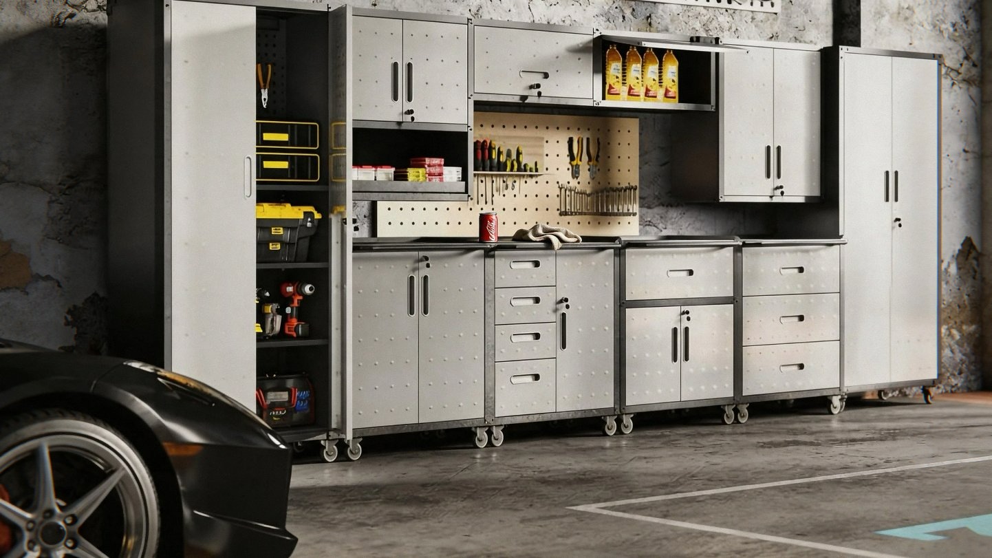 FLIXELIO 5PCS Garage Storage Cabinets Review