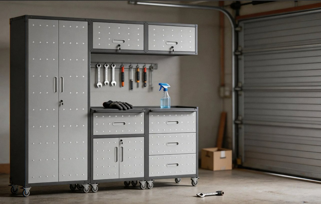 FLIXELIO 5PCS Garage Storage Cabinets Review
